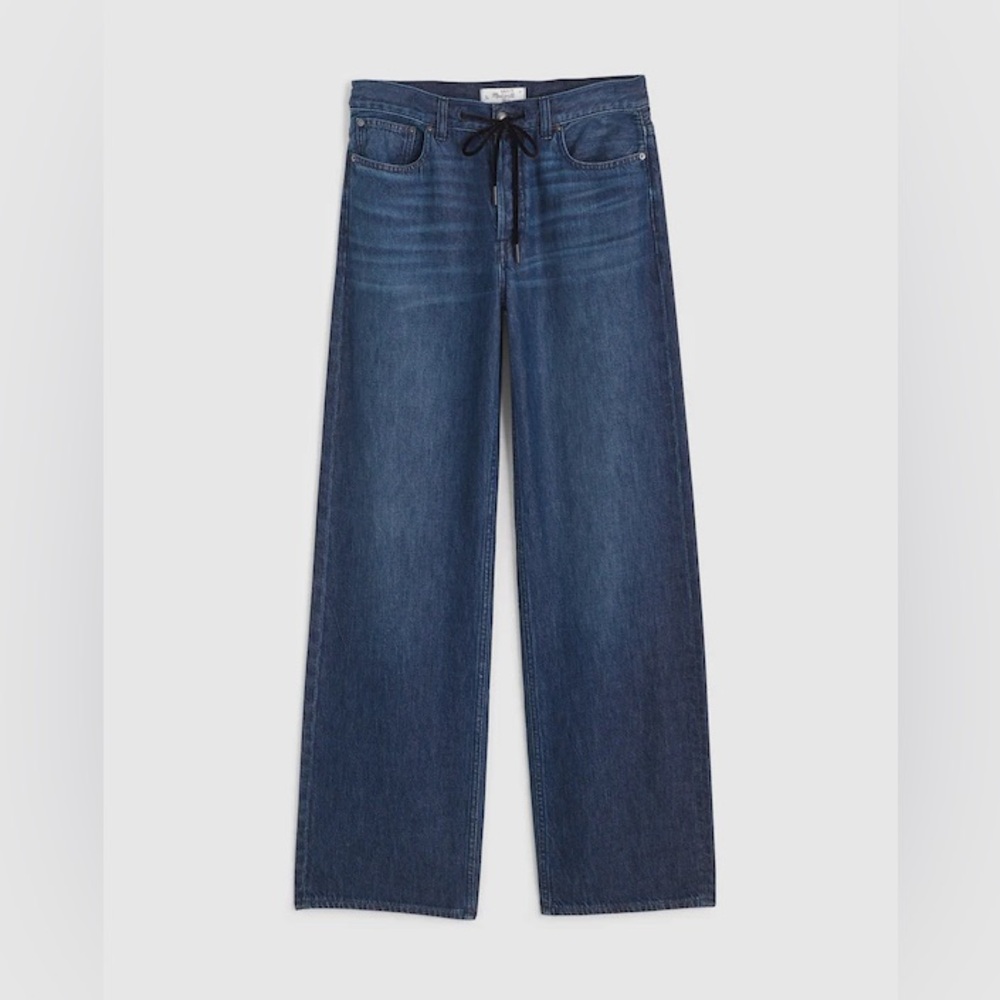 NWT Madewell The Low-Slung Baggy Jean in Airy Denim